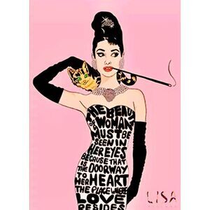 STRIKE a POSE” AUDREY HEPBURN CLASSIC & POPULAR CELEBRITY PORTRAIT/ U CHOOSE